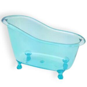 🦄 Aqua Blue Decorative Mini Bathtub